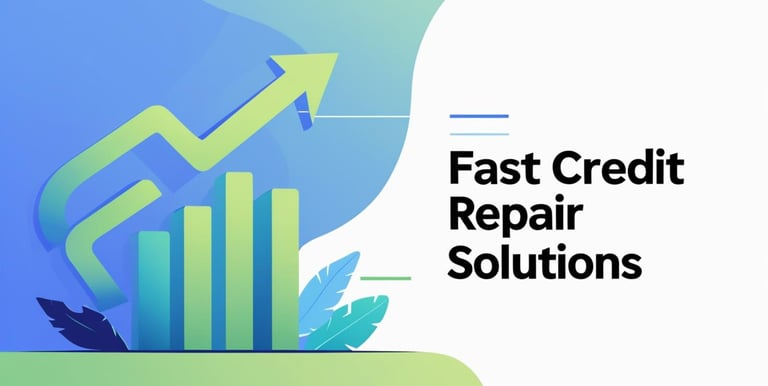 fast credit repair solutions with three major credit reporting agencies