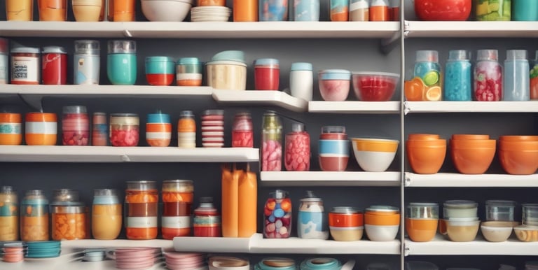 A colorful assortment of toys and gifts showcased on a bright shelf.