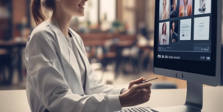 A large shipping container yard at sunset with cranes lifting containers.