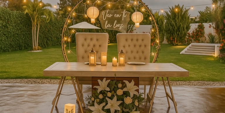 Mobiliario para fiesta para novios para eventos decoración temática sillon imperial renta