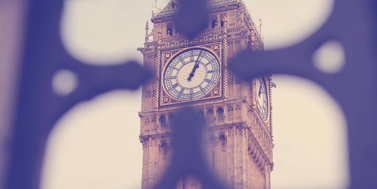 a clock tower with a clock on it