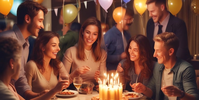 Children enjoying a birthday cake with joyful expressions.