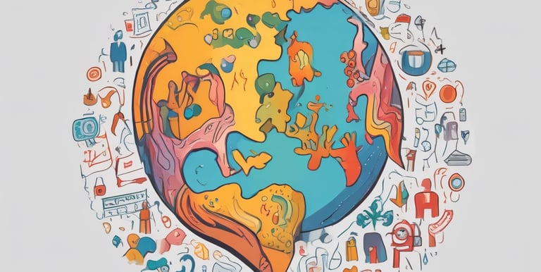 Community members engaging in a lively digital literacy campaign in an Indonesian province.