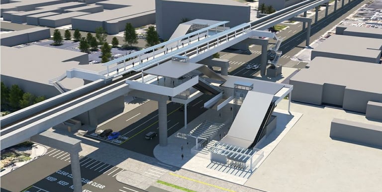 Rail Transit aerial station