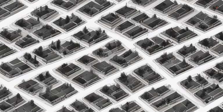 Aerial view of a coastal resort featuring multiple buildings with solar panels on rooftops, surrounded by lush greenery and a well-maintained lawn. A swimming pool is centrally located with people lounging around it. The area is bordered by a rocky shoreline with the ocean partially visible on the right.