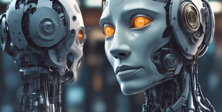 Close-up of a cloud server rack illuminated with blue lights in a data center.