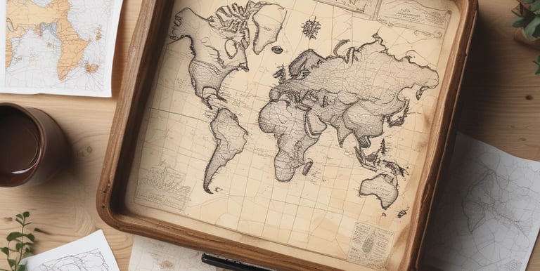 the word travel guide spelled with scrabble tiles