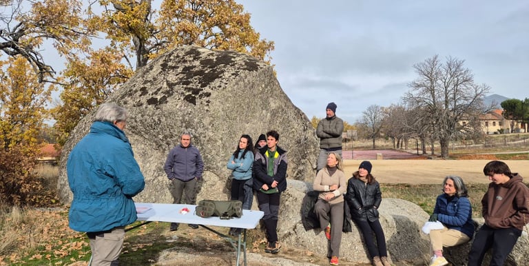 Taller impartido en el campo