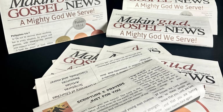 Makin Gud Gospel News Newspaper and advertisign support