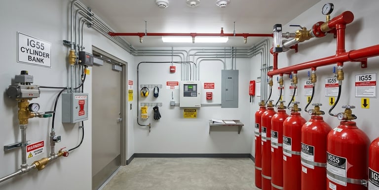 Gas Suppression System for Data Centre in Batam