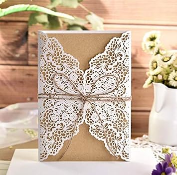 a wedding card with a butterfly on it