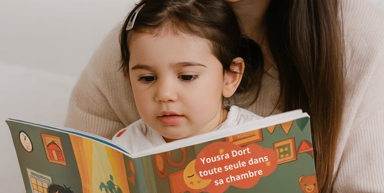 histoire personnalisée pour enfant lecture avaec maman