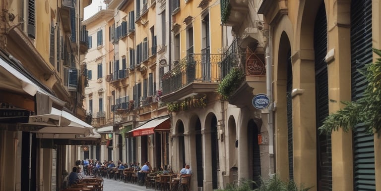 A small market shop in a rural area with signs in Hindi. The shop has a rustic look with handwritten signs advertising 'JK Super Cement'. A bicycle is parked outside the shop, and several packed goods hang on the left. The structure appears to have a corrugated iron roof and natural earthen surroundings.