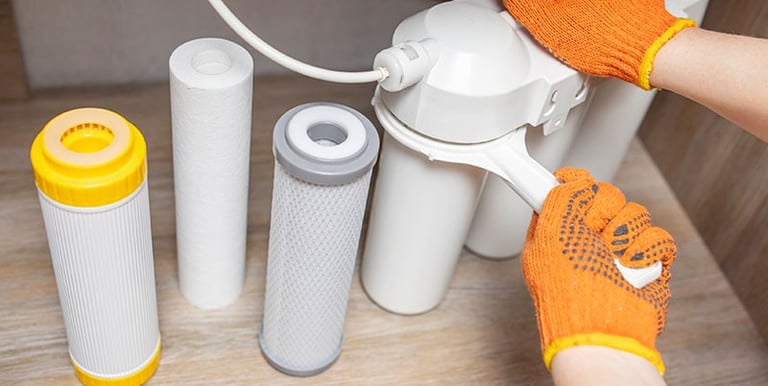 Water treatment system maintenance