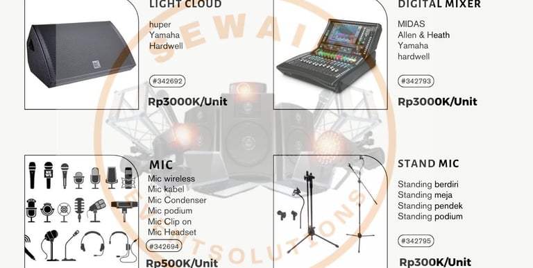 harga unit sound system sewainevent,com