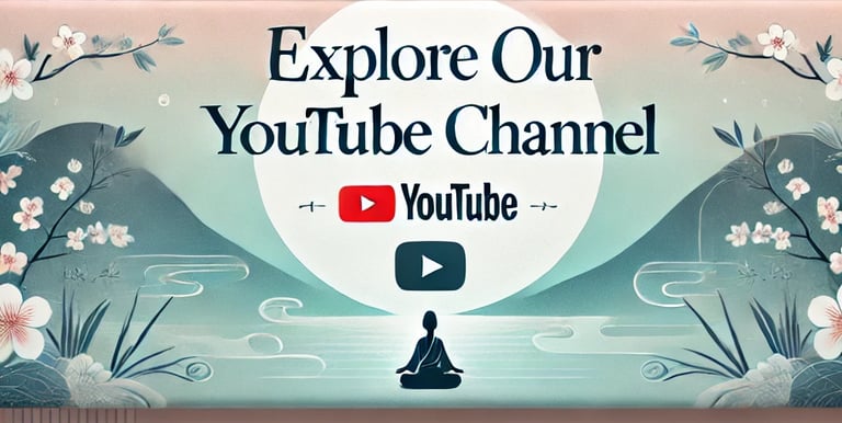 Guided meditations and wellness tips, YouTube channel for relaxation, mindfulness, health improve