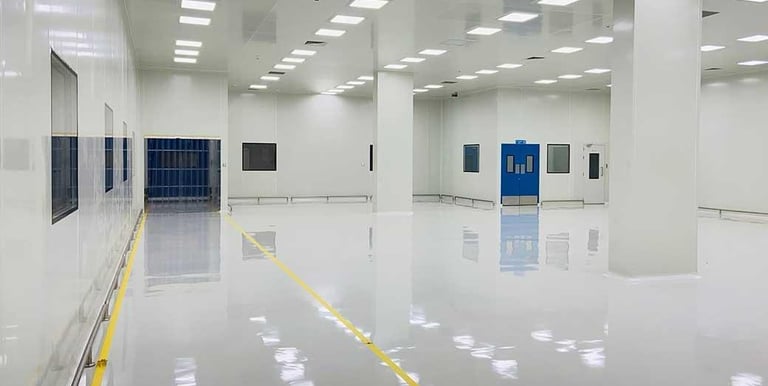 10. Clean room installation for hospital facility India