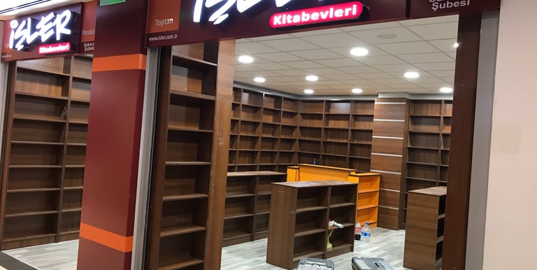 işler, kitabevleri raf