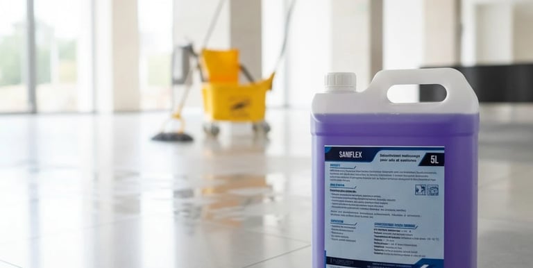 bidon SANIFLEX, désinfectant multiusage pour sols