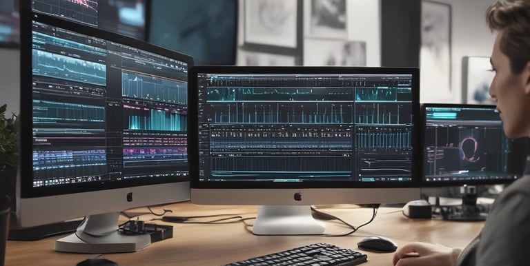 Creative team collaborating over digital sketches and marketing plans in a modern office.