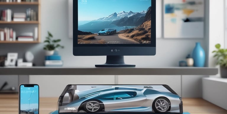 Creative animation storyboard sketches displayed on a desk with colorful markers.