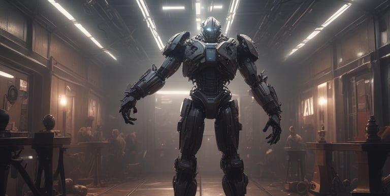 A digital workspace featuring layered VFX and 3D models being crafted on a high-resolution monitor.