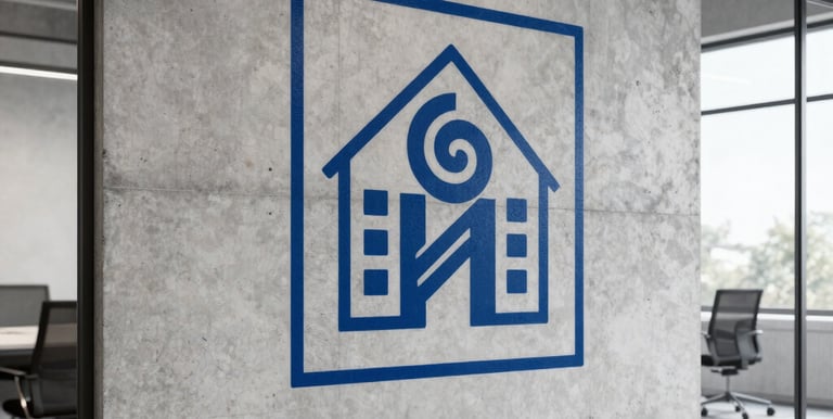 Cozy Scandinavian-style restaurant interior with warm lighting and rustic wooden tables.