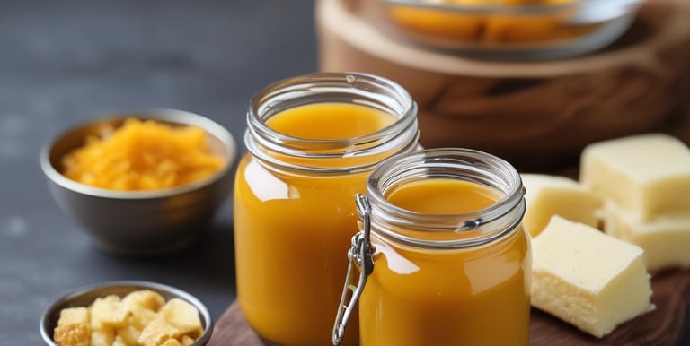 jar of butter with spoon