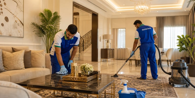 تنظيف فلل وشقق في جدة – NoviaClean – تنظيف شامل مع تعقيم عند الطلب