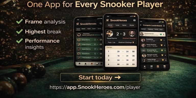 Snooker Player App