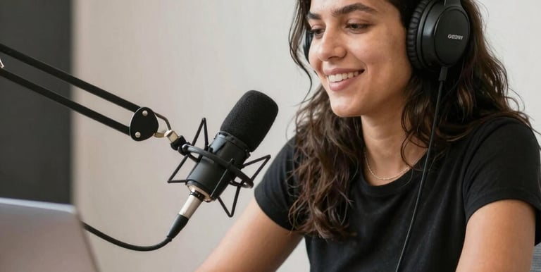 A serene setting with a woman journaling outdoors, reflecting on her personal development journey.