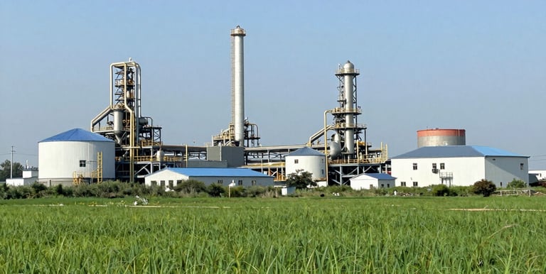 A team discussing climate strategy around a table with charts and laptops.