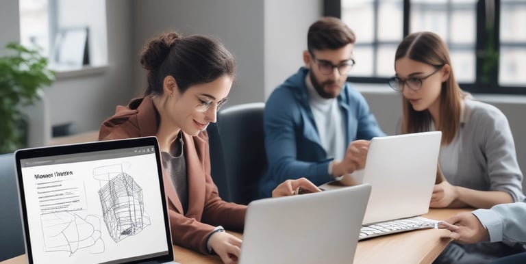 A confident white male professional immersed in a sleek virtual digital network, engaging with futuristic holographic interfaces.
