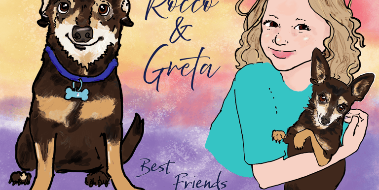 Daisy’s pet portraits are a wonderful way to make a memory of your sweet animal friend.