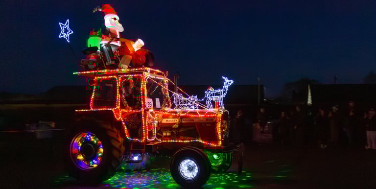 Suffolk Tractor Light Parade 2025 - Reason Marketing Marketing Consultant