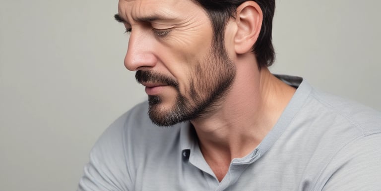 A serene person meditating with golden energy flowing around them against a dark background.