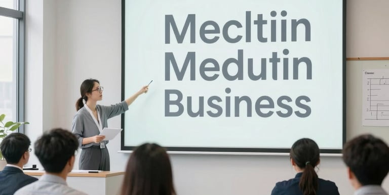 A small business owner happily reviewing improved process charts on a laptop.