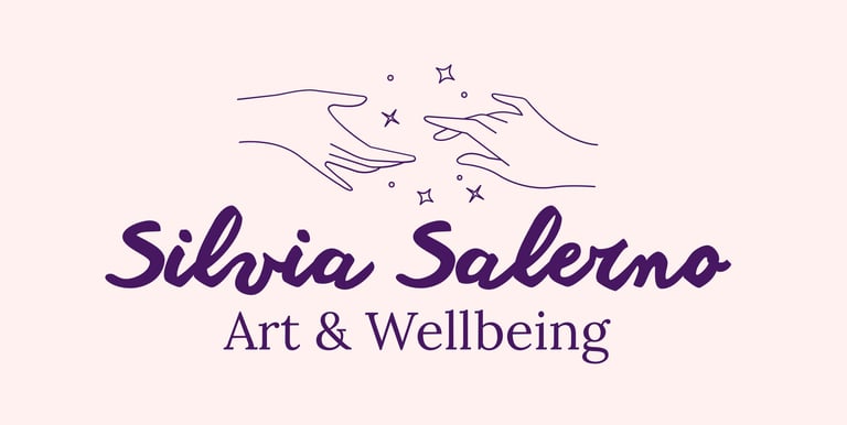 Logo of the website saying Silvia Salerno Art and Wellbeing