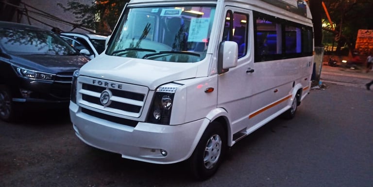 tempo traveller for group travel service in noida