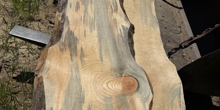 live edges, custom cuts by special order