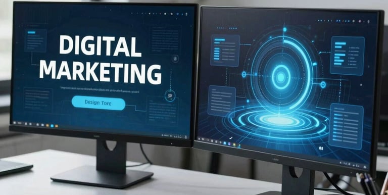 A cinematic camera setup capturing a corporate video scene with dramatic lighting.