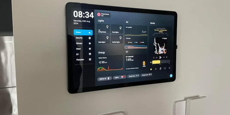 Domotique, ecran KNX 10 pouces pour une gestion intelligente de votre maison