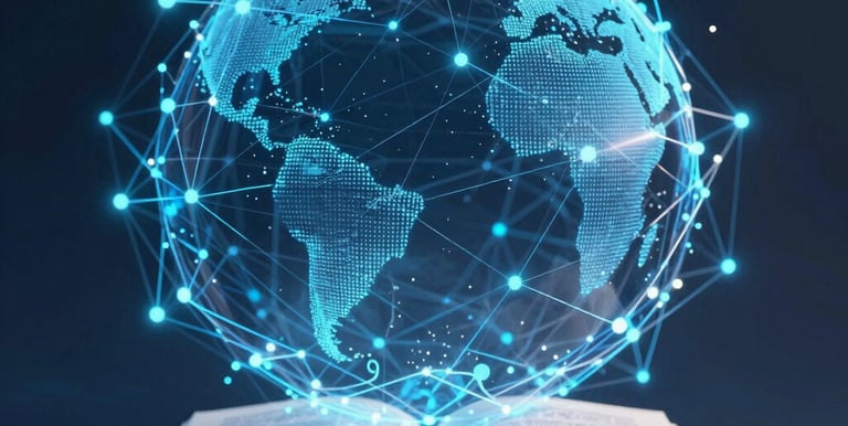 Behind-the-scenes shot of the agency team planning content around a table with laptops and notes.