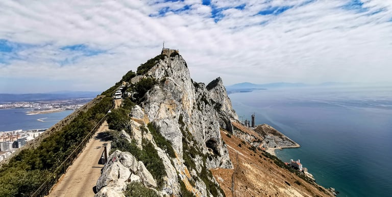 Gibraltar rock viewpoint