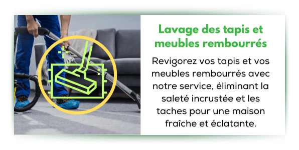 lavage des tapis et meubles rembourrés