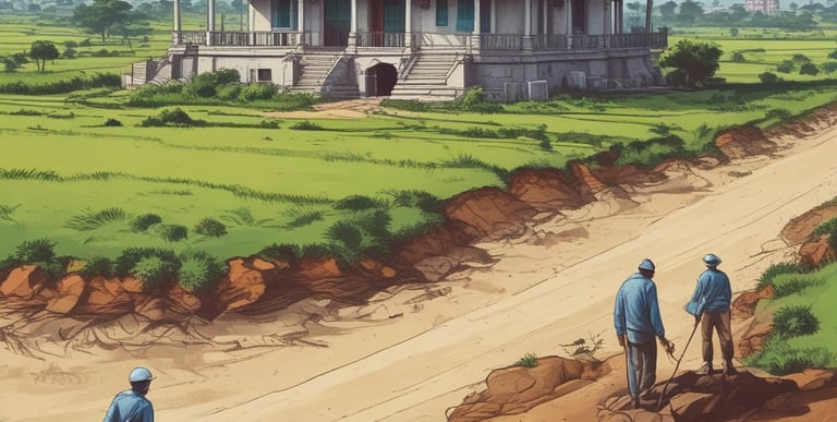 A courtroom setting with a judge and lawyers.