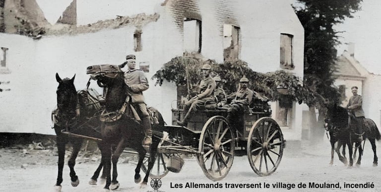 Les Allemands à Mouland