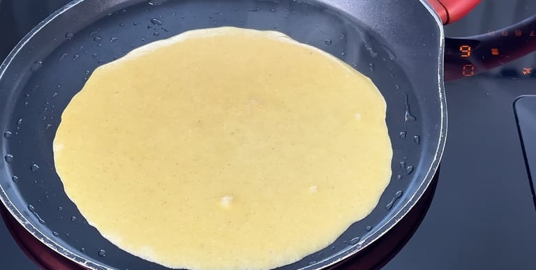Cook the crêpes