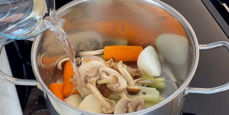 Prepare the Vegetable Broth