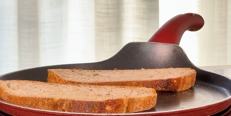 Toast the bread for your avocado toast